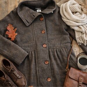 Patagonia Better Sweater Coat • Brown Heather • Size L • Rare Retired Color EUC